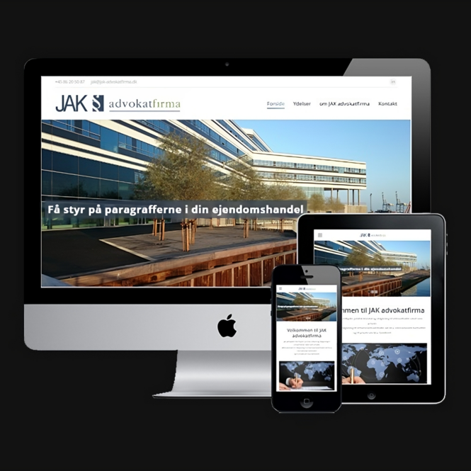 Ny hjemmeside for advokatfirma